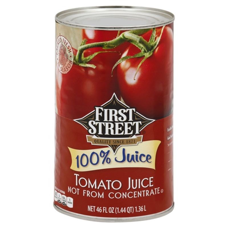 First Street Tomato Juice (46 oz) from Smart & Final Instacart
