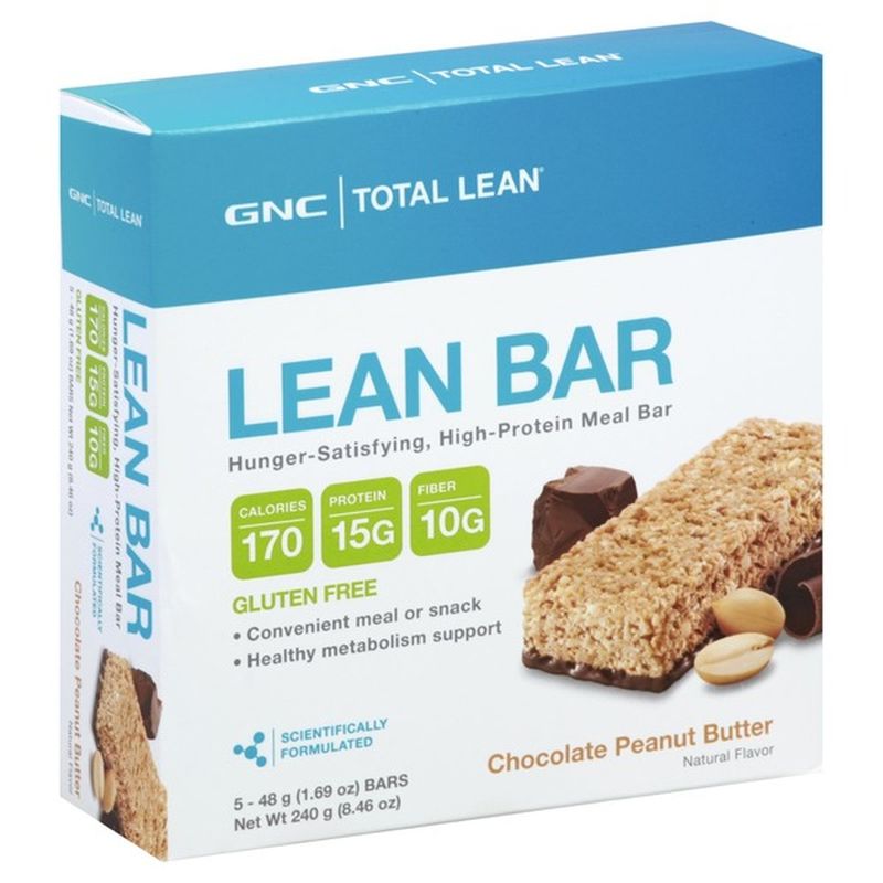 GNC Lean Bar, Chocolate Peanut Butter (5 each) Instacart