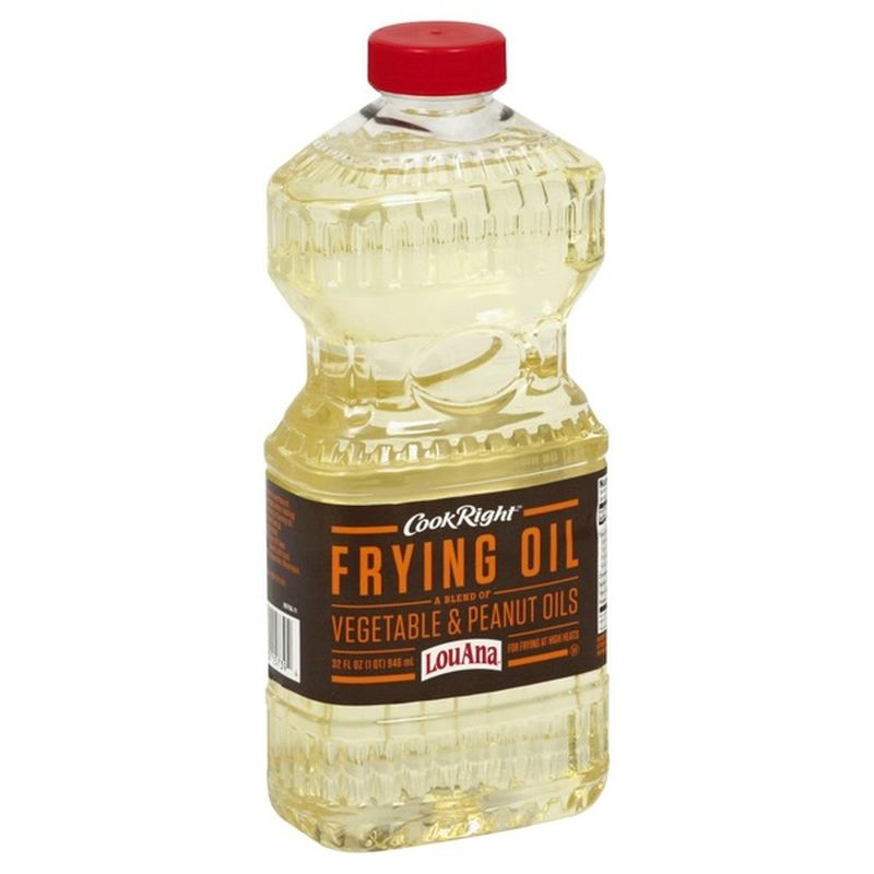 Lou Ana Frying Oil, a Blend of Vegetable & Peanut Oils (32 oz) Instacart