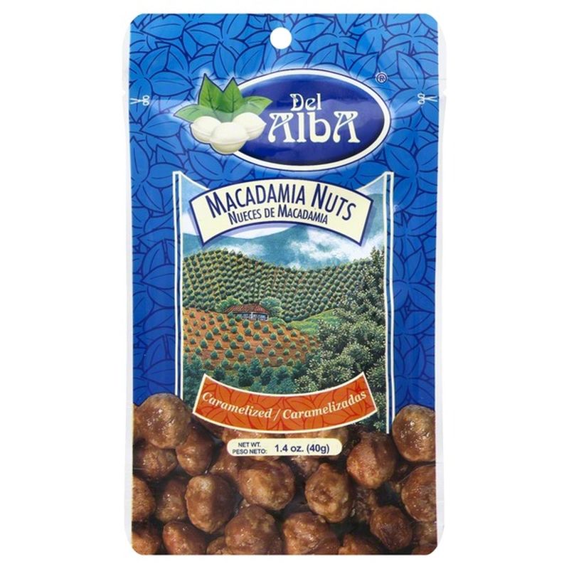 Del Alba Macadamia Nuts, Caramelized (1.4 oz) - Instacart