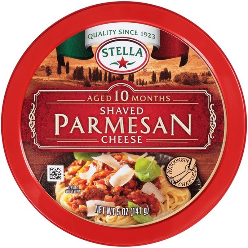 Stella(r) Shaved Parmesan Cheese (5 oz) Instacart