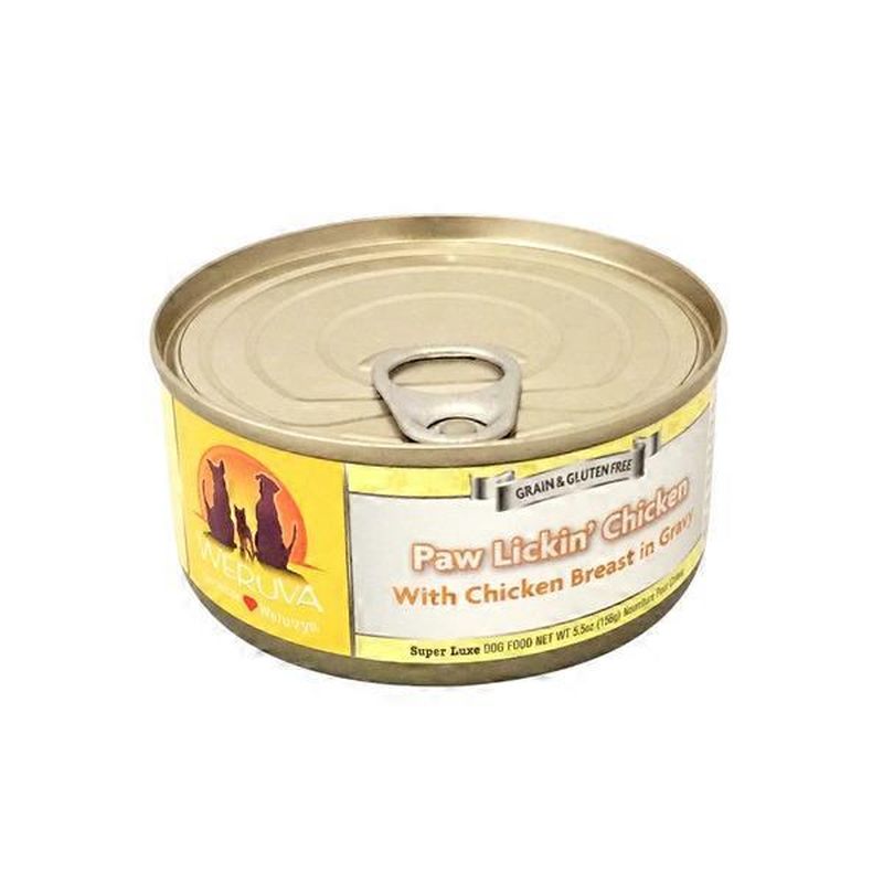 paw lickin chicken dog food