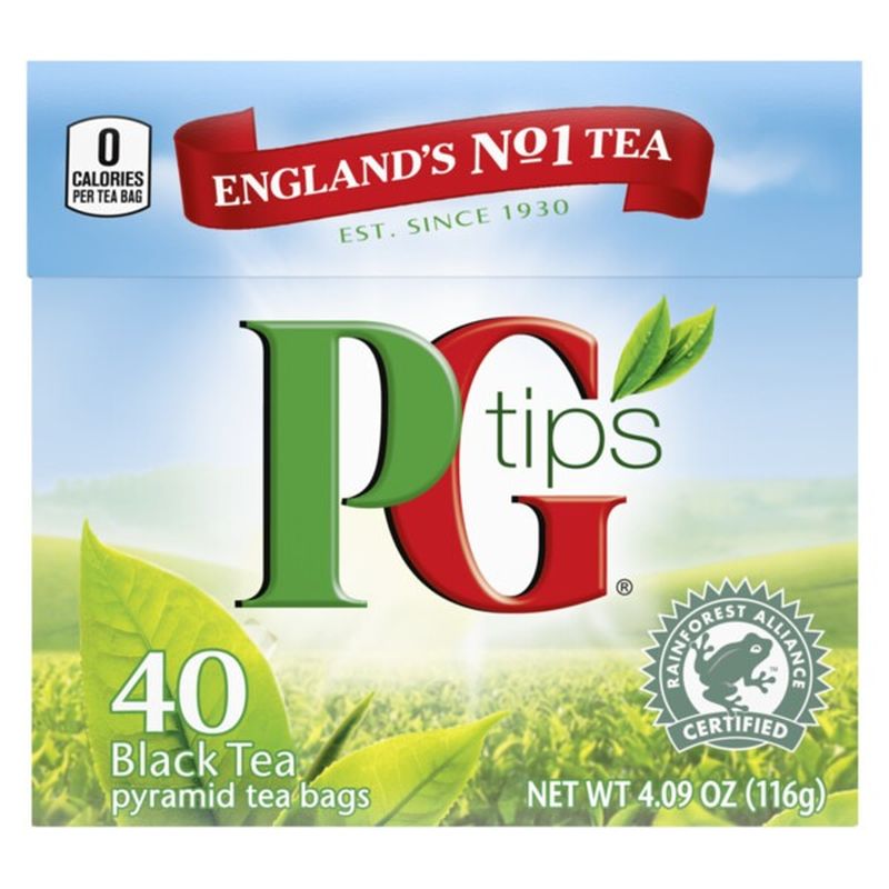 PG Tips Premium Black Tea Bags Pyramid Black Tea (40 ct) from ShopRite