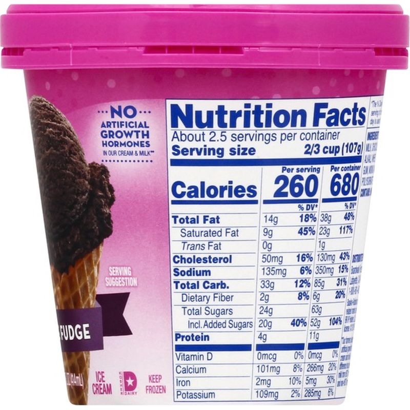 Baskin Robbins Ice Cream, Chocolate Fudge (14 oz) Instacart