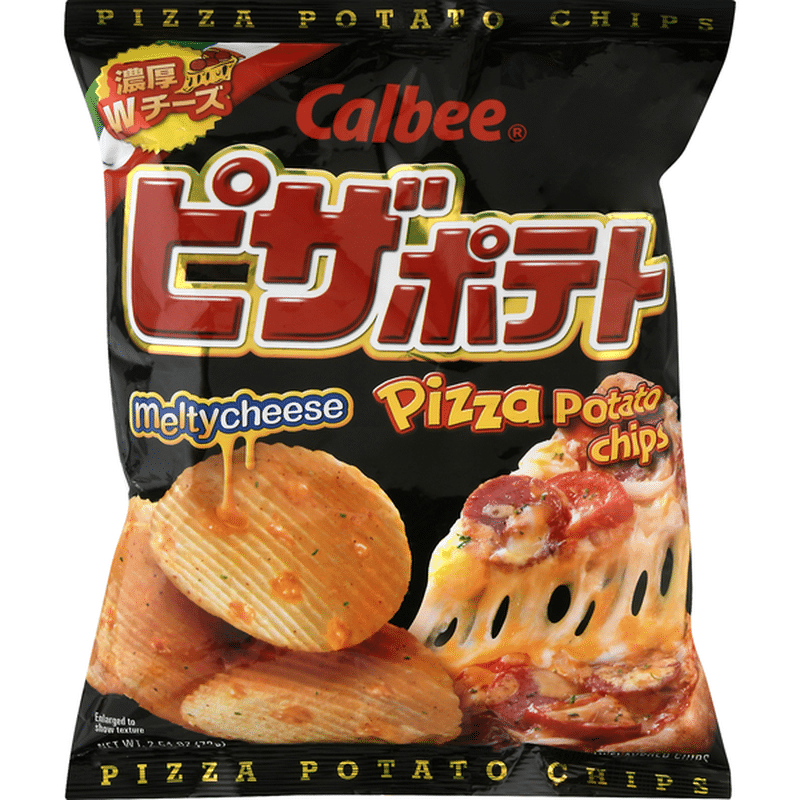 Calbee Potato Chips, Pizza, Melty Cheese (2.54 oz) Instacart