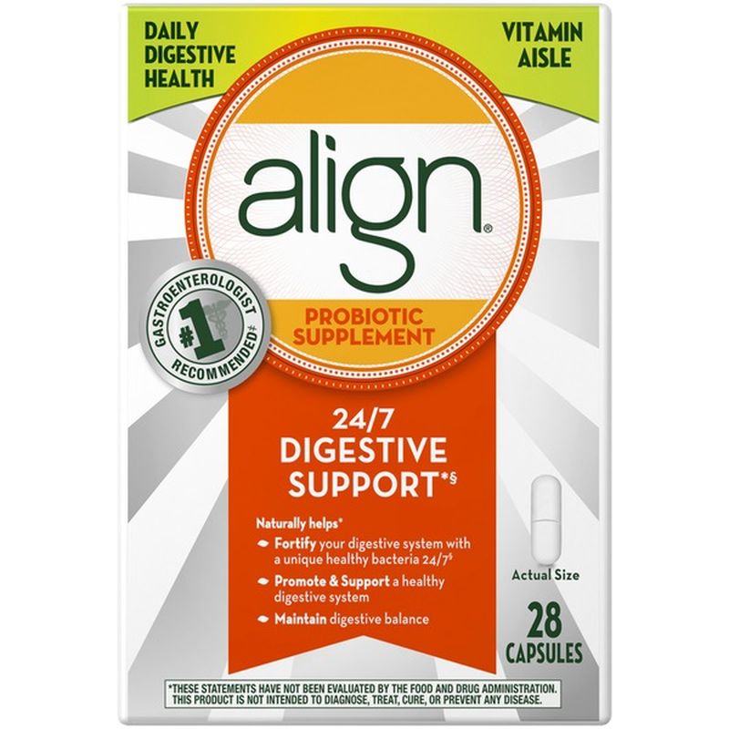 Align Probiotic Supplement for Daily Digestive Health (28 ct) from