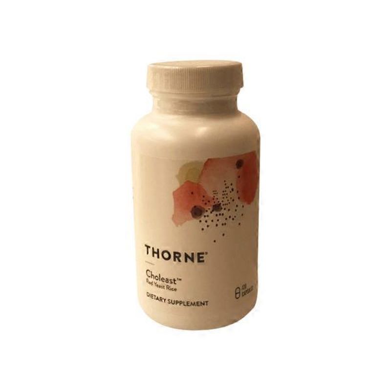 Thorne Choleast Red Yeast Rice Capsules (120 ct) Instacart