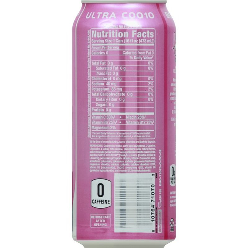 Bang Energy Drink, CaffeineFree, Cotton Candy (16 oz) from HEB