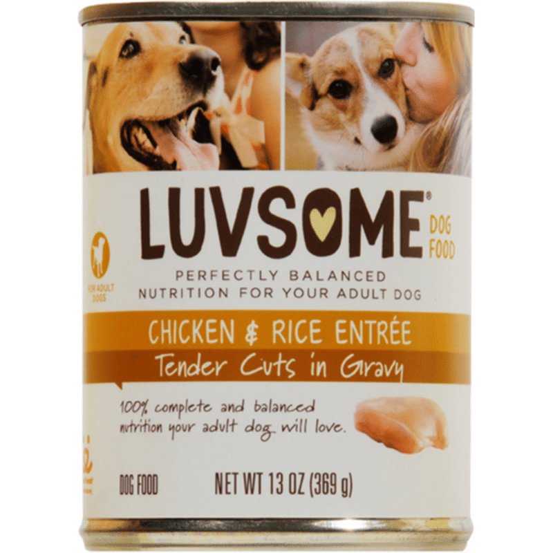 Luvsome Chicken & Rice Entree Tender Cuts In Gravy Dog Food (13 oz