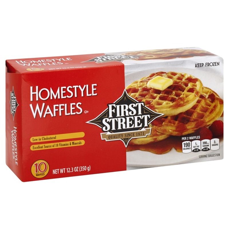 First Street Homestyle Waffles (12.3 oz) - Instacart