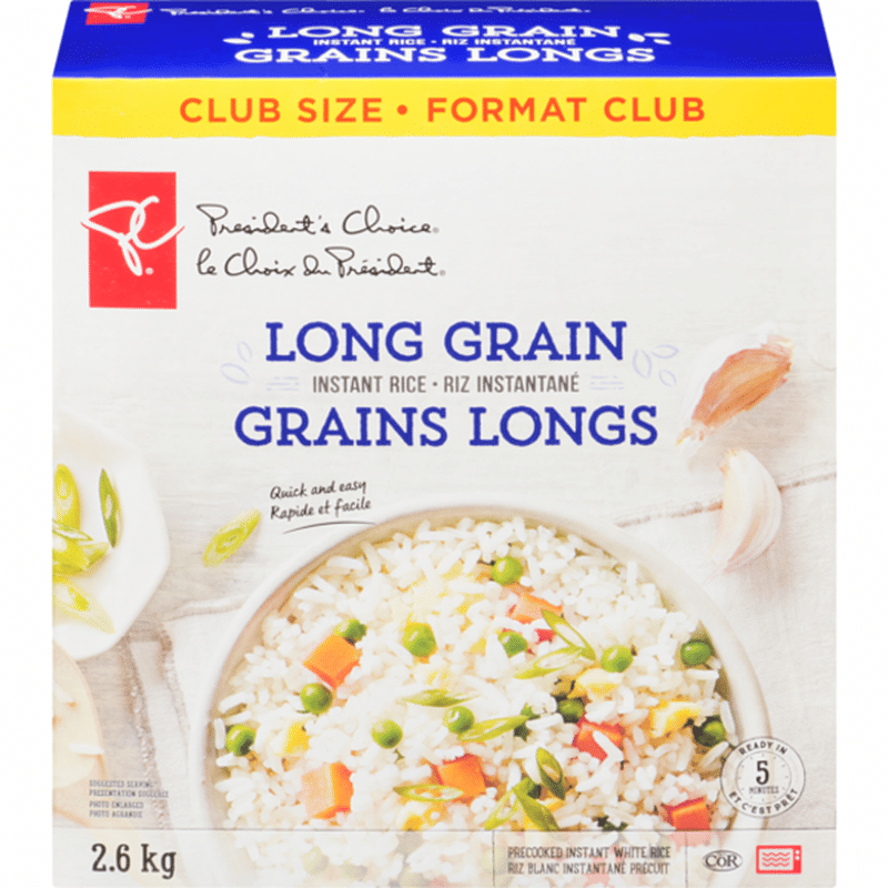 President's Choice Long Grain Premium Rice (2600 g) Instacart