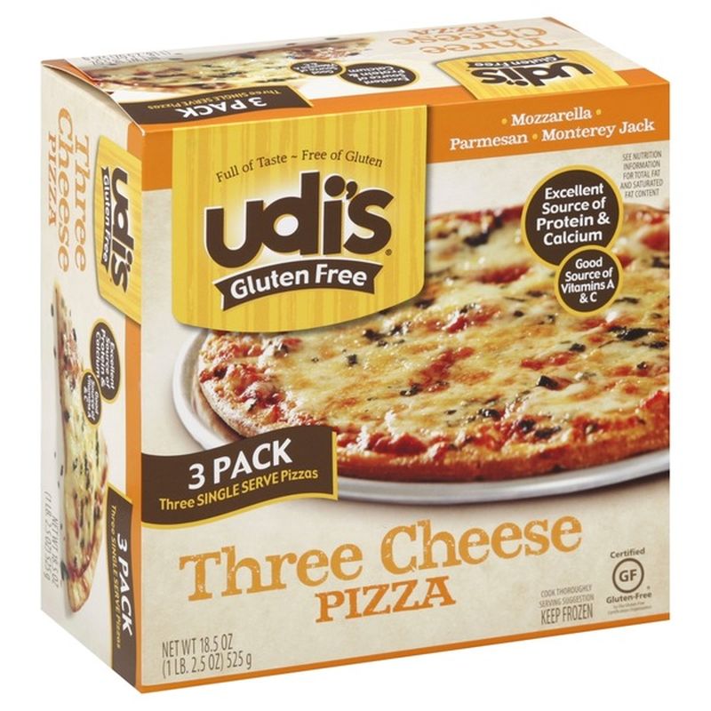 Udi's Pizza, Three Cheese (18.5 oz) Instacart