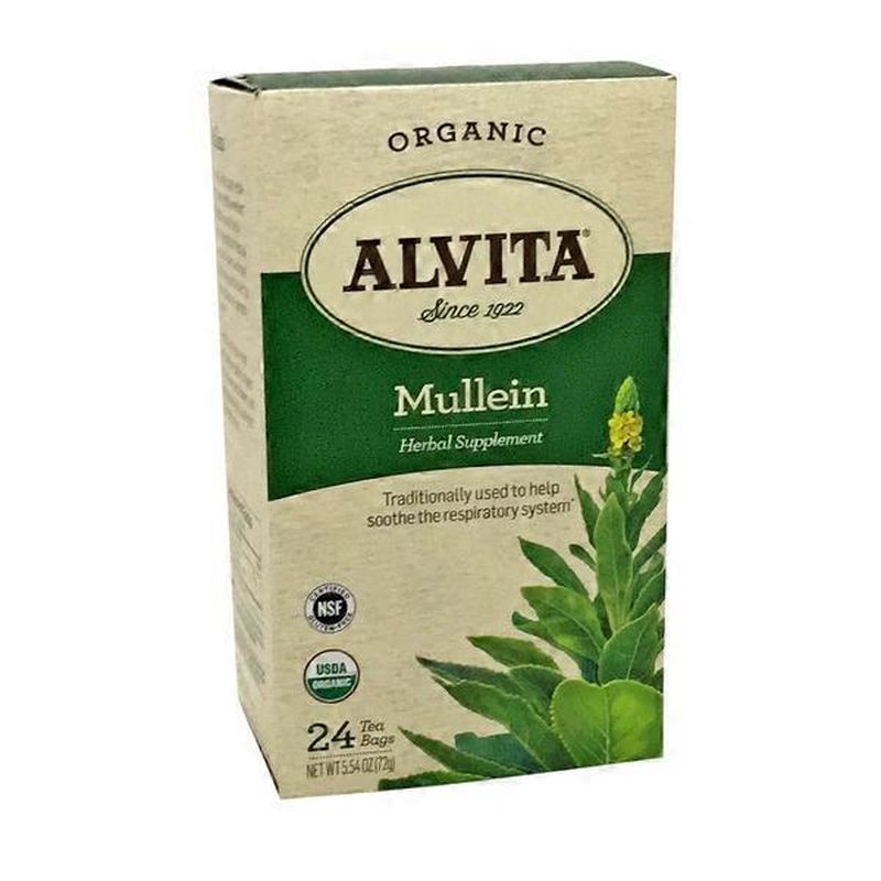 Alvita Organic Mullein Tea 24 Ct Delivery Or Pickup Near Me Instacart