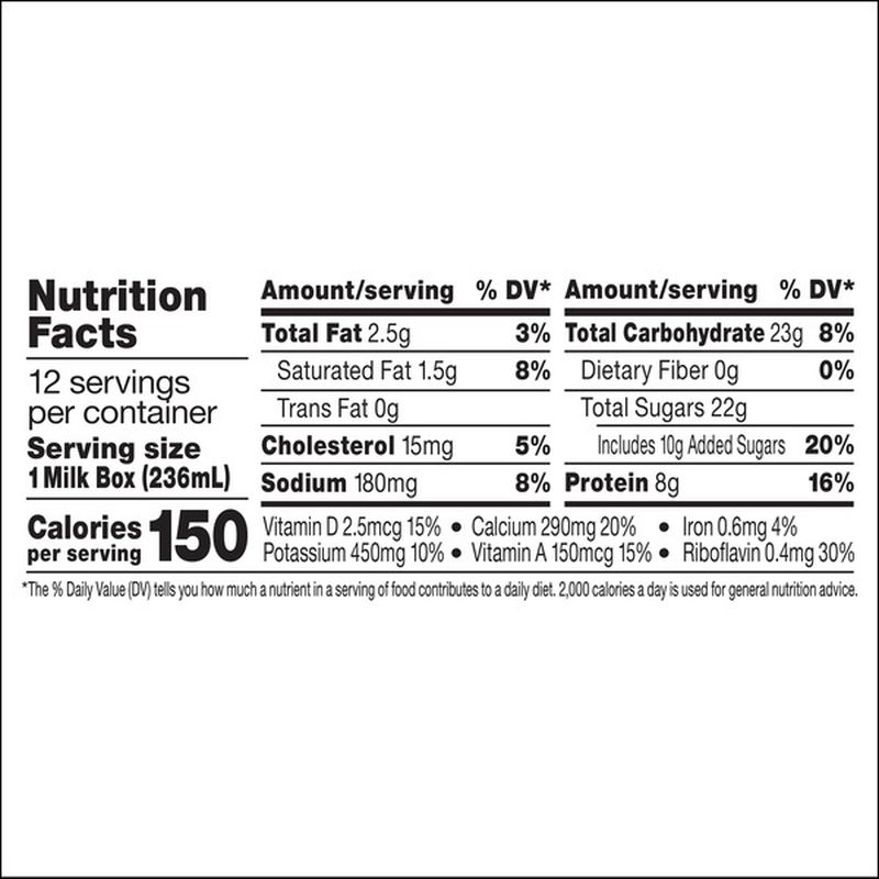 horizon chocolate milk nutrition horizon chocolate milk nutrition