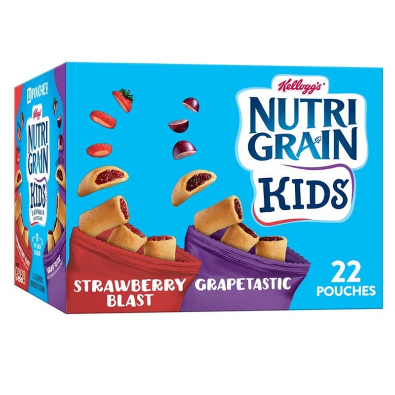 Kellogg's NutriGrain Bites Soft Baked Mini Breakfast Bars Variety Pack