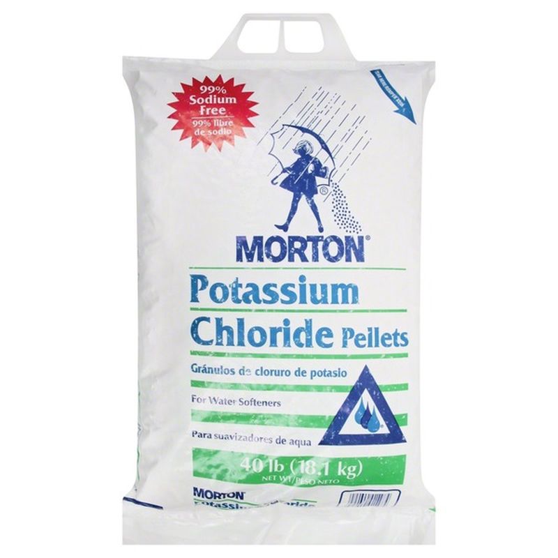 Morton Potassium Chloride Potassium Chloride Water Softener Pellets (40