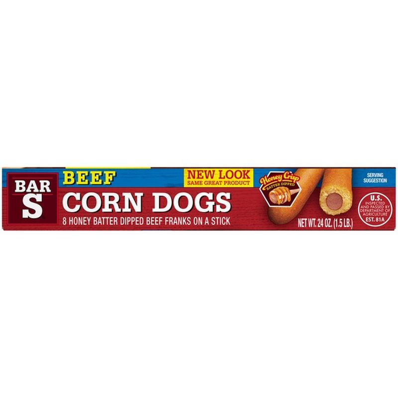 Bar S Beef Corn Dogs (24 oz) - Instacart