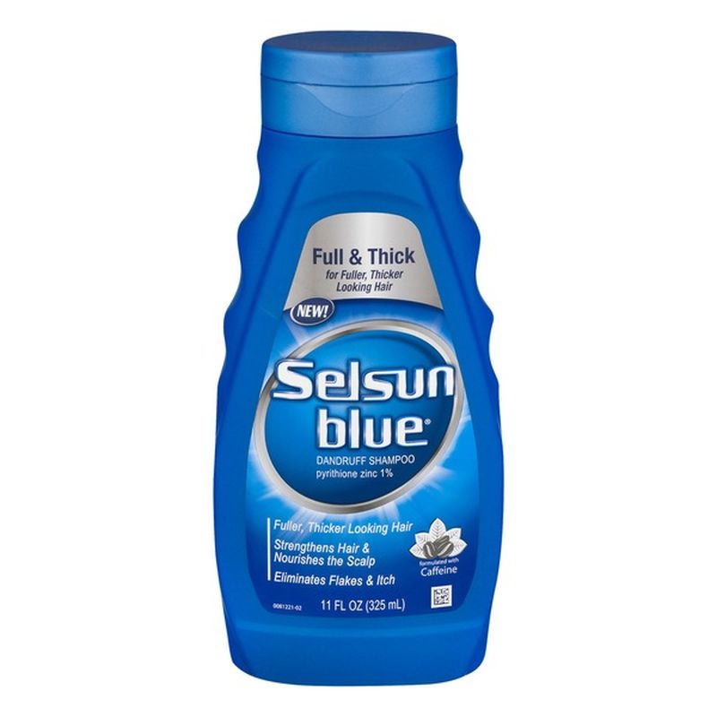 Selsun Blue Shampoo, Dandruff, Full & Thick (11 oz) Delivery or Pickup