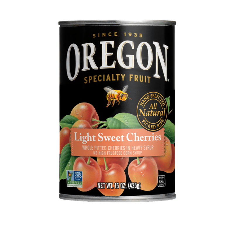 Oregon Whole Pitted Cherries In Heavy Syrup Light Sweet Cherries 15 Oz Delivery Or Pickup 