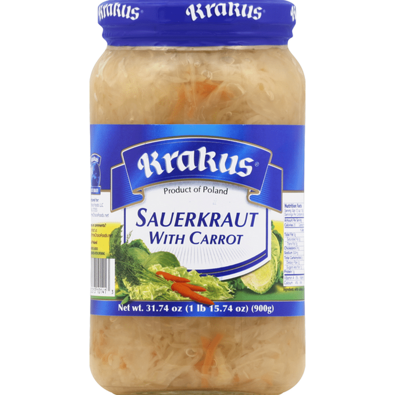Krakus Sauerkraut With Carrot (31.74 oz) Instacart