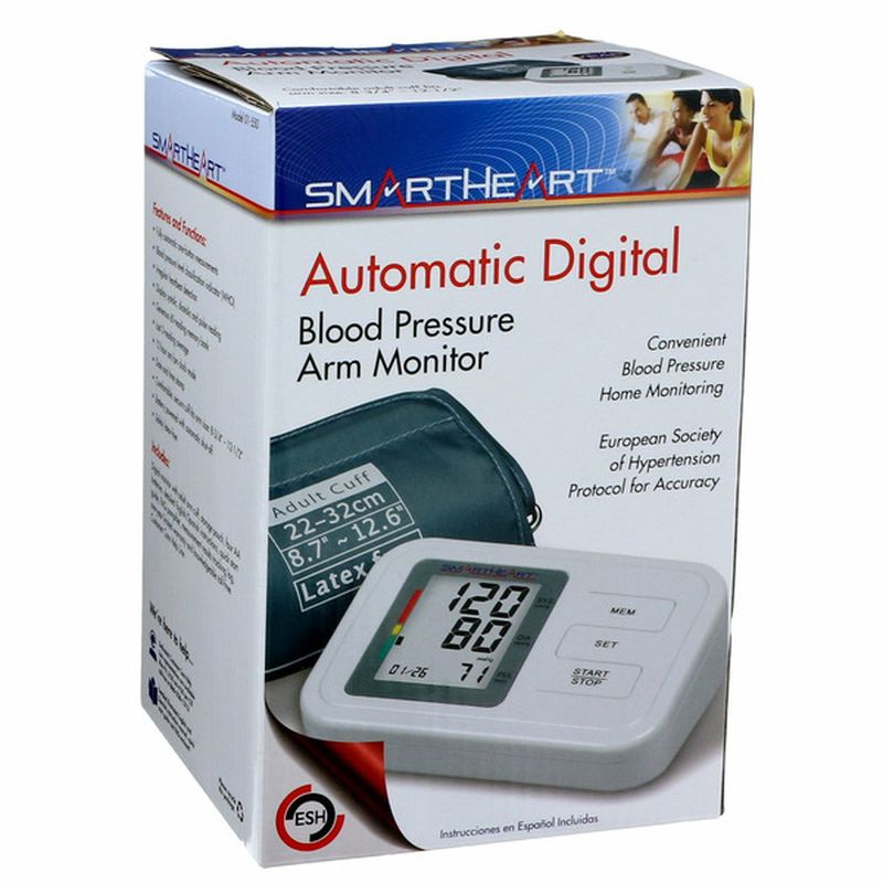 SmartHeart Automatic Digital Blood Pressure Arm Monitor