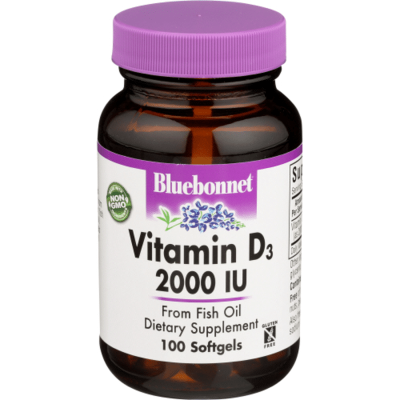 Vitamin D3 Dietary Supplement, 2000 Iu (100 ct) Instacart