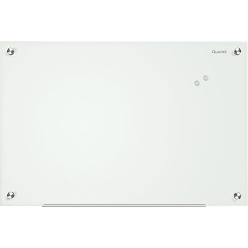 Quartet Infinity Magnetic Glass Marker Board - 36" x 24" - White