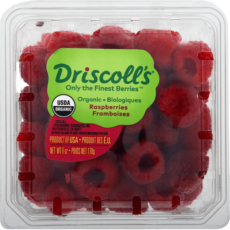Organic Raspberries (6 oz) from Mollie Stone's Markets Instacart