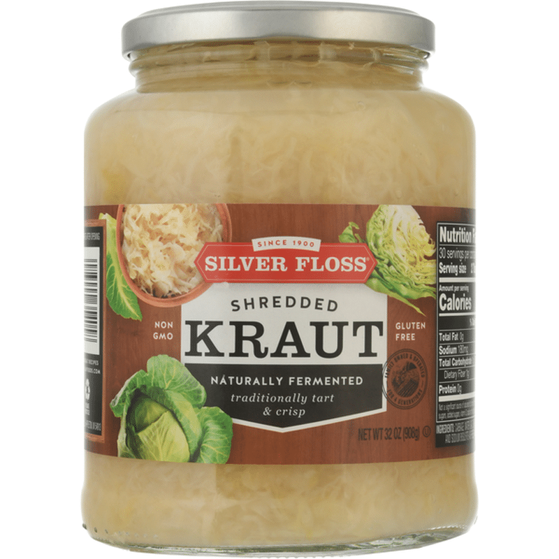 Silver Floss Kraut, Shredded (32 oz) Instacart
