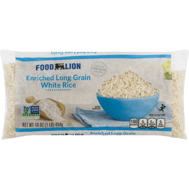 Food Lion White Rice, Long Grain, Enriched (16 oz) Instacart