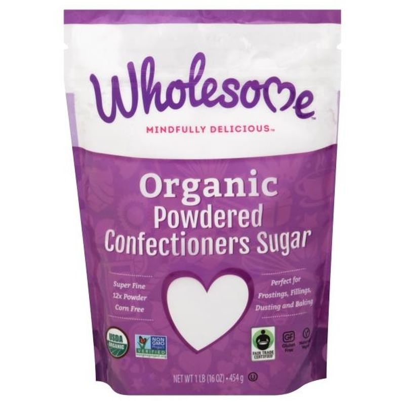 Wholesome Confectioners Sugar, Organic, Powdered (16 oz) from Publix