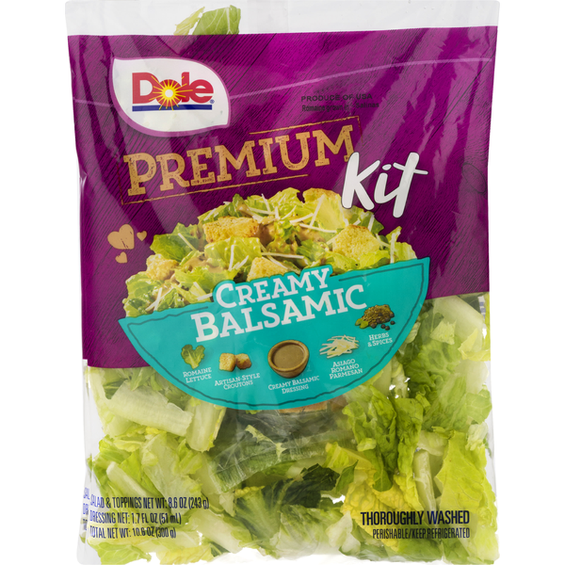 Dole Salad Kit, Premium, Creamy Balsamic (10.6 oz bag) from Smart