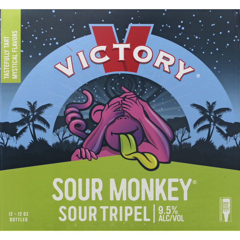 Victory Beer, Sour Monkey, Sour Tripel (12 fl oz) Instacart