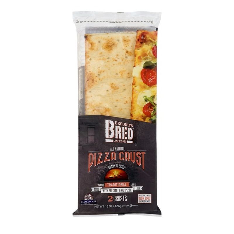 Brooklyn Bred Pizza Crust, Thin, Lite, Traditional (2 each) from Giant Food Instacart