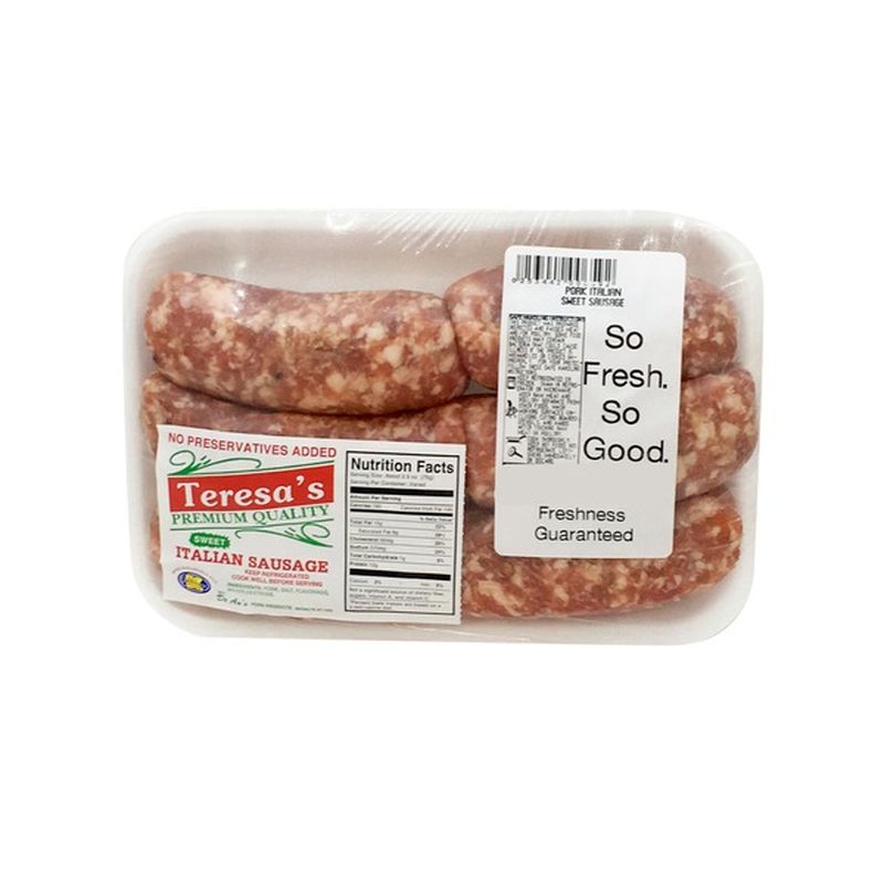Teresa's Sweet Italian Pork Sausage (per lb) Instacart