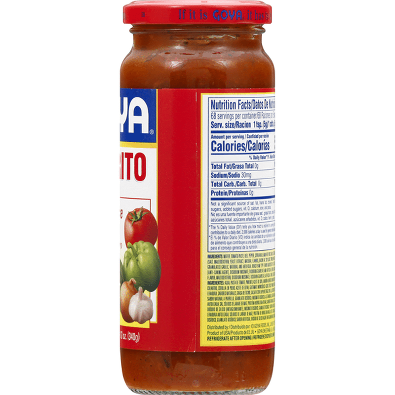 Goya Sofrito Tomato Cooking Base (12 oz) from Ideal Food Basket Instacart
