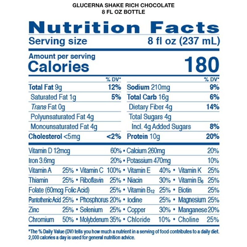 Glucerna Diabetes Nutritional Shake Rich Chocolate Ready To Drink