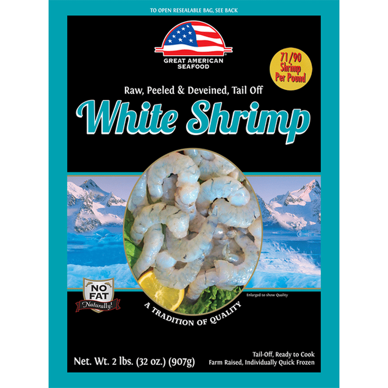 Raw Peeled & Deveined White Shrimp (2 lb) from FoodsCo Instacart