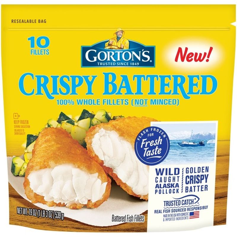 Gorton's Crispy Battered Fish Fillets (19 oz) from Kroger