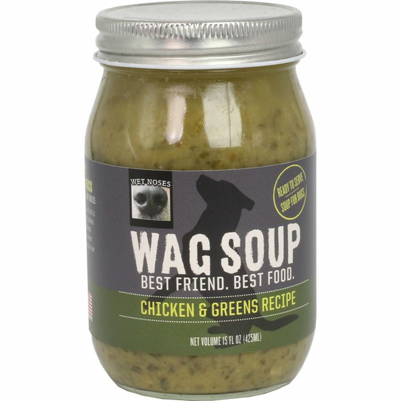 Wag Soup Chicken & Greens Recipe Soup For Dogs