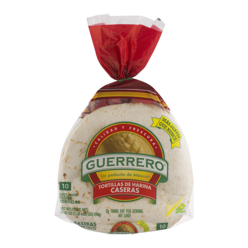 Guerrero Soft Taco Flour Tortillas (10 Ct) From Stop & Shop - Instacart