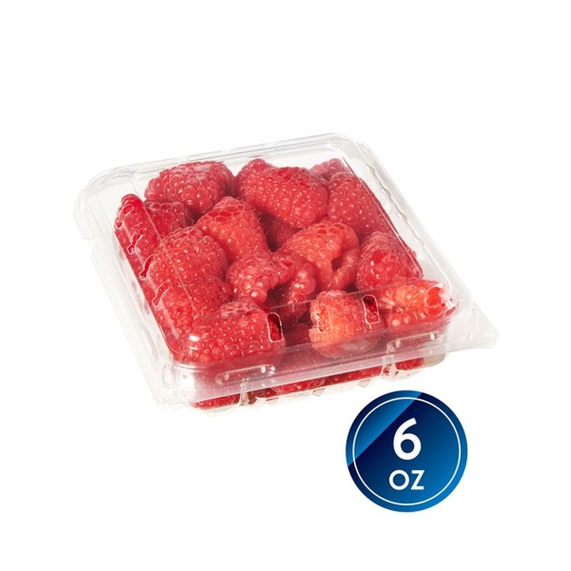 Half Dry Pint of Raspberries (6 oz container) - Instacart