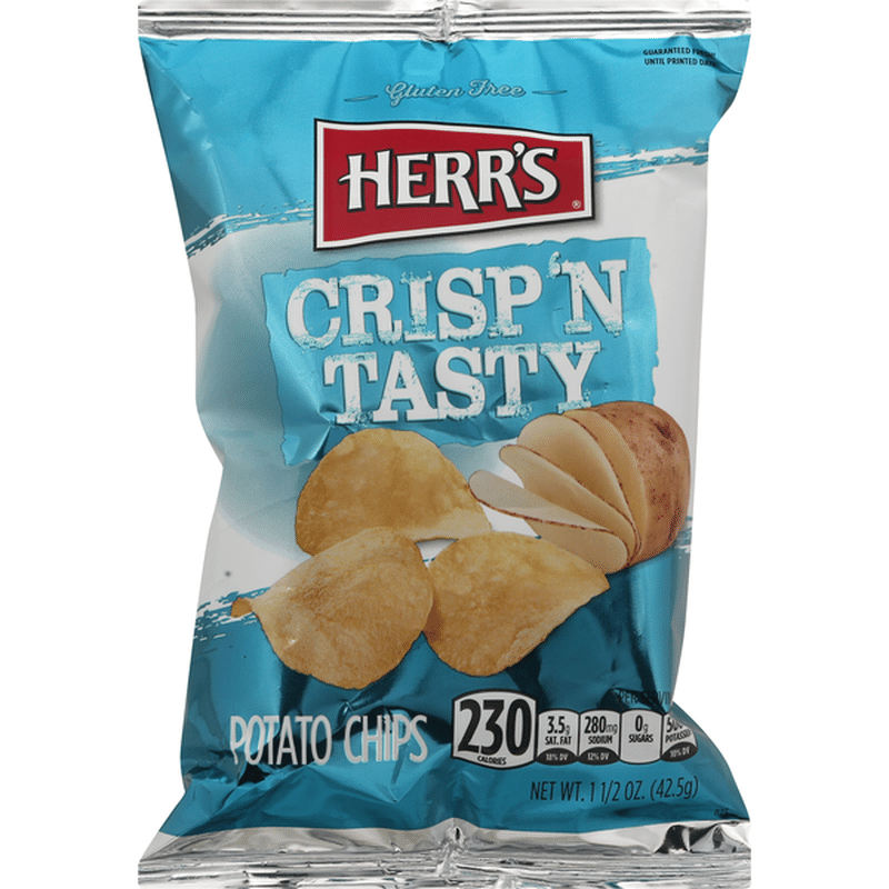 Herr's Potato Chips, Crisp 'n Tasty (1.5 oz) - Instacart