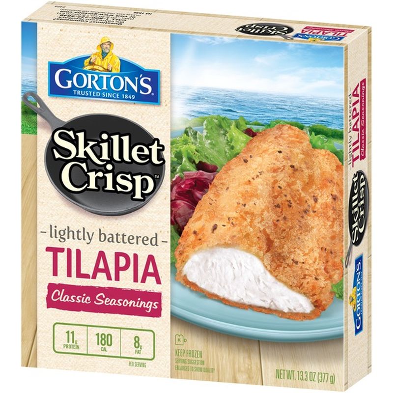 Gorton's Skillet Crisp Classic Seasonings Tilapia Fillets (13.3 oz