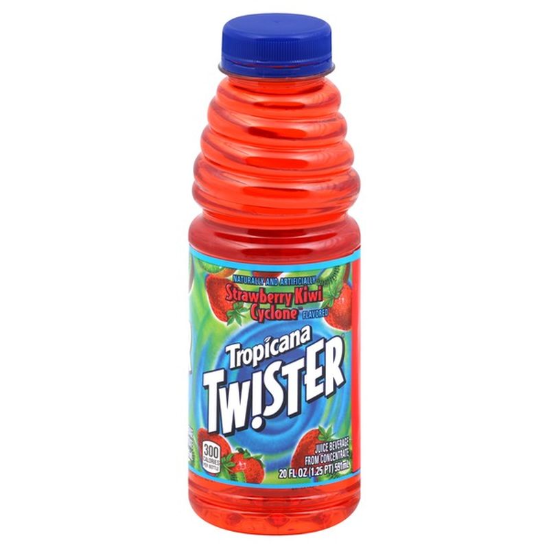 Tropicana Twister Strawberry Kiwi Cyclone Flavored Juice (20 fl oz
