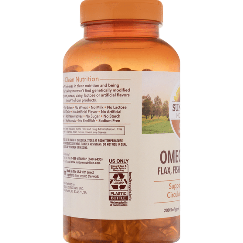 Sundown Omega 369, Softgels (200 each) Instacart