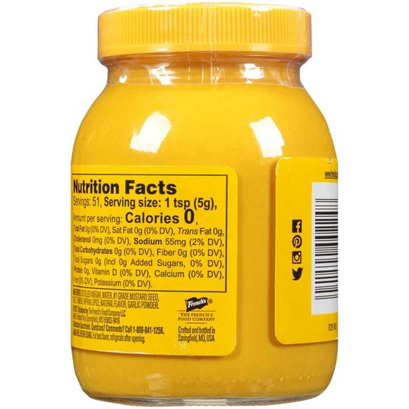 French's® Classic Yellow Mustard Jar (9 oz) Instacart
