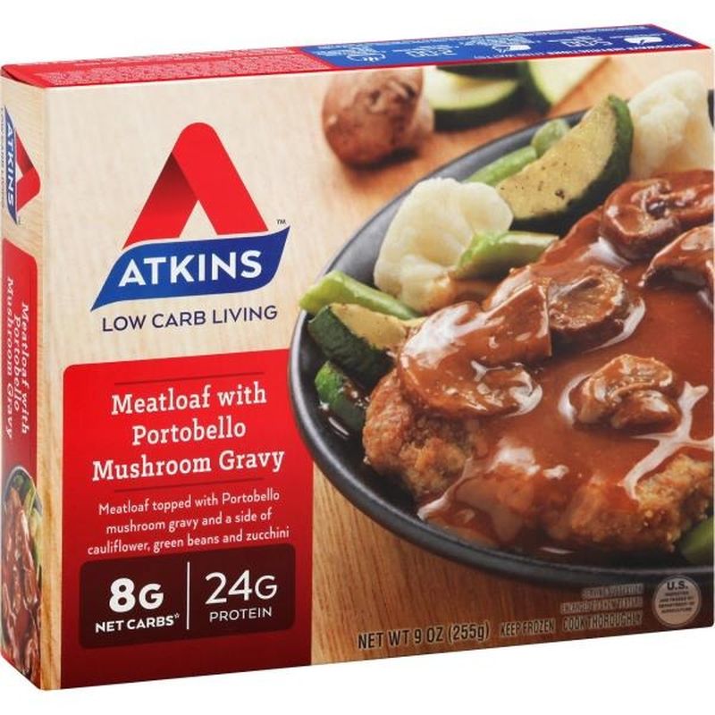 Atkins Meatloaf, with Portobellow Mushroom Gravy (9 oz) from Publix