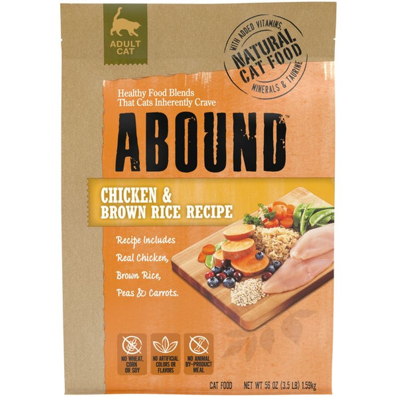 Abound Chicken & Brown Rice Adult Cat Food