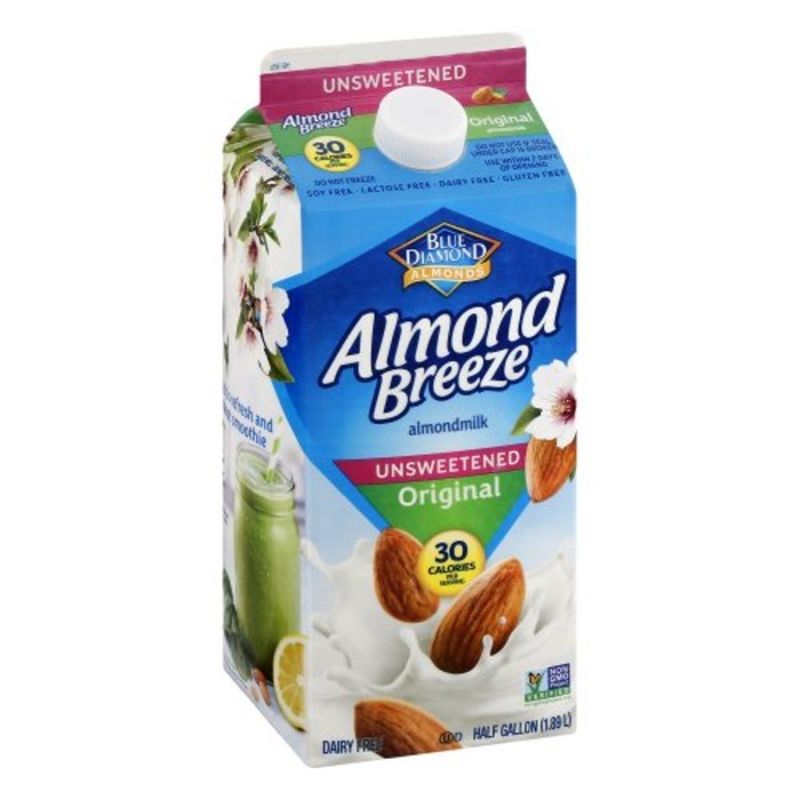 Almond Breeze Unsweetened Original Almondmilk Non Dairy Milk